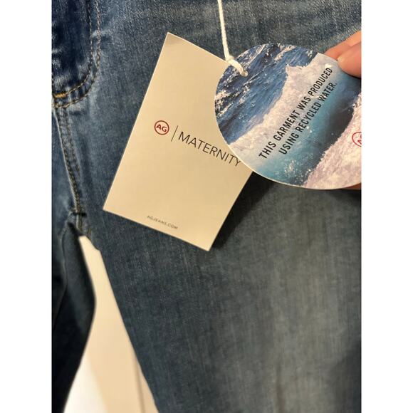 AG Maternity Prima Cigarette Leg Denim Jeans, Size 26 - Picture 5 of 6